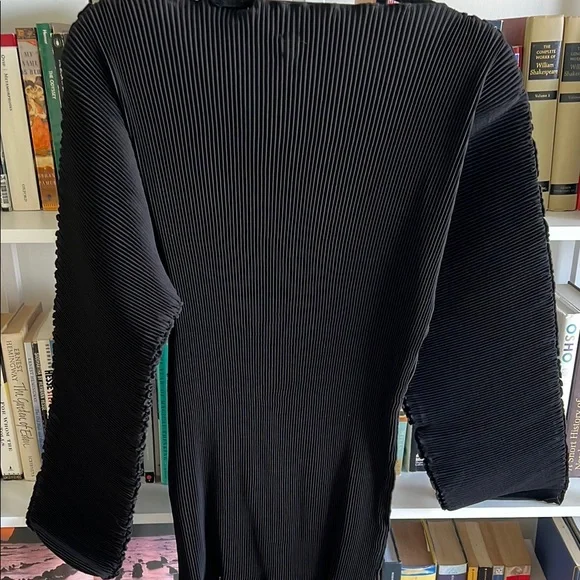 Toteme Black Gathered Azores Plisse Top xs - Picture 7 of 7